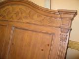 Oak Wood Headboard Before